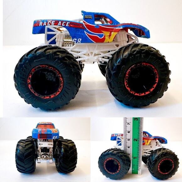 ❌SOLD❌ Hot Wheels Monster Trucks Race Ace #68 Scratch Attack, Star War Chewbacca - Picture 5 of 9